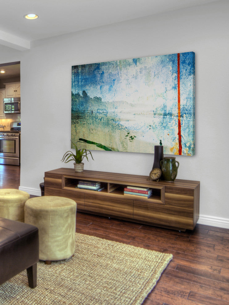 "Bluffs" Fine Art Canvas Print, 18"x12"