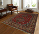 Fine Vintage Distressed Loy Red Rug