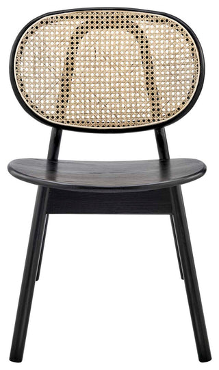 Malina Wood Dining Side Chair, Black