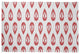 Ikat Tears Chenille Rug, Red, 2'x3'
