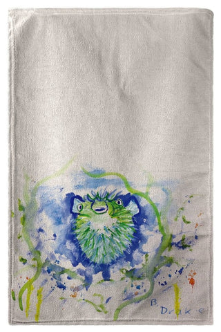 Betsy Drake Spiny Puffer Beach Towel