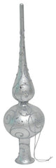 12" Silver Finial Topper