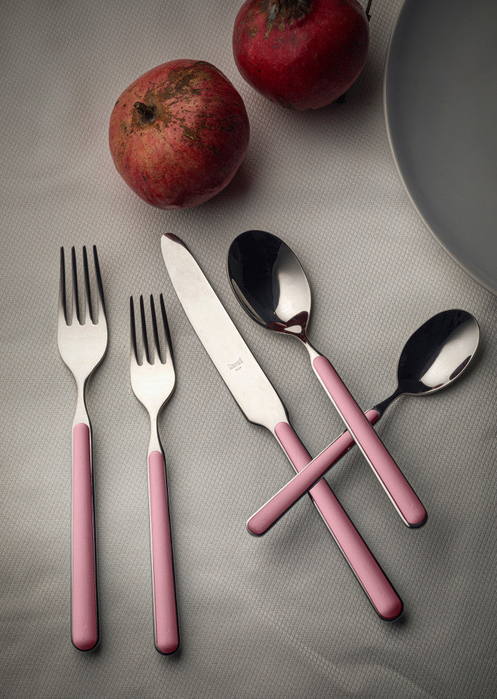 Fantasia Flatware Set, Pink, 20 Pcs.