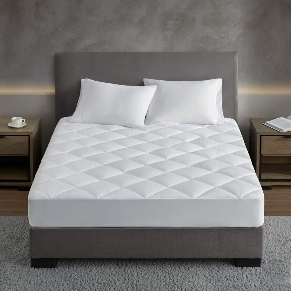 Croscill Signature 100% Cotton Waterproof Mattress Pad, King