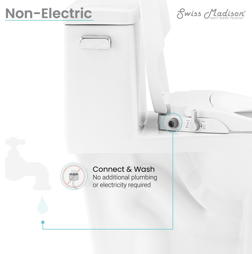 Aqua Non-Electric Smart Toilet Seat Bidet