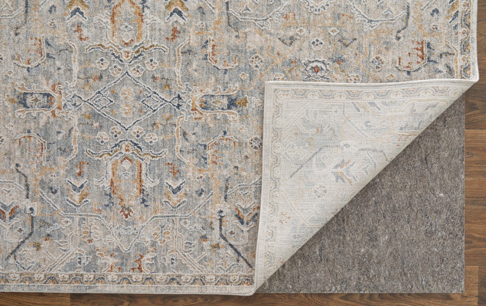 Hyannis R39M6 Bohemian & Eclectic/Global Rug, Ivory/Multi, 9'0"x12'8"