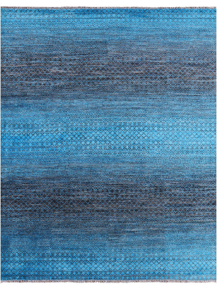 Wool & Silk Savannah Grass Hand Knotted Rug 8' 1" X 10' 2" - Q15449