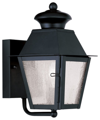Mansfield Outdoor Wall Lantern, Black