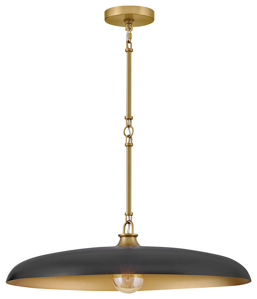 Hinkley Sadie Medium Dome Chandelier, Lacquered Brass