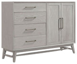 Bayside 4-Drawer Gentleman's Chest, White