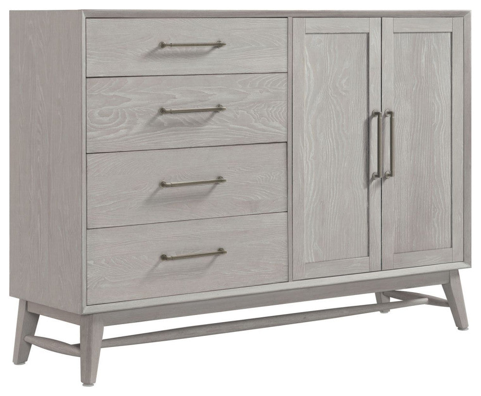 Bayside 4-Drawer Gentleman's Chest, White