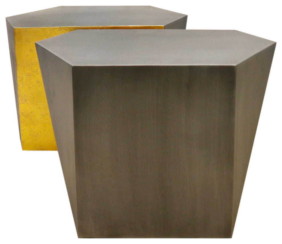 Pasargad Home Urban Chiz Style Coffee Table Set, Grey