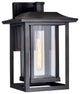 Winfield 1 Light Black Outdoor Wall Light