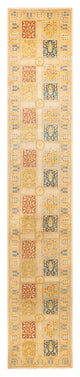 Davangere, One-of-a-Kind Hand-Knotted Area Rug Ivory, 2'7"x14'8"