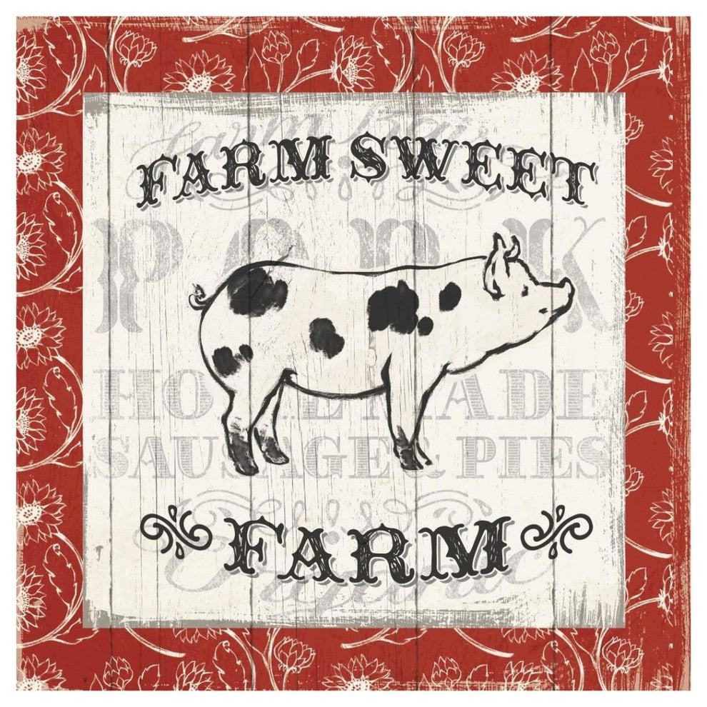 "Farmers Market I" Digital Paper Print by Janelle Penner, 42"x42"