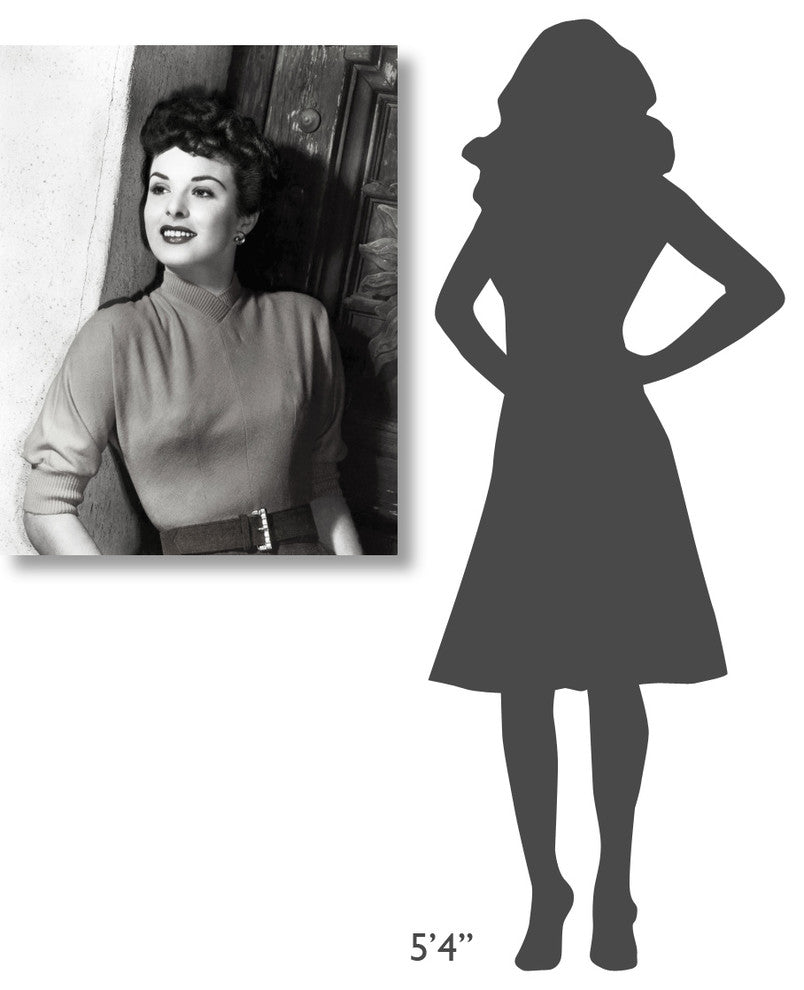 "Jean Peters" Stretched Canvas Giclee by Hollywood Photo Archive, 28x36"