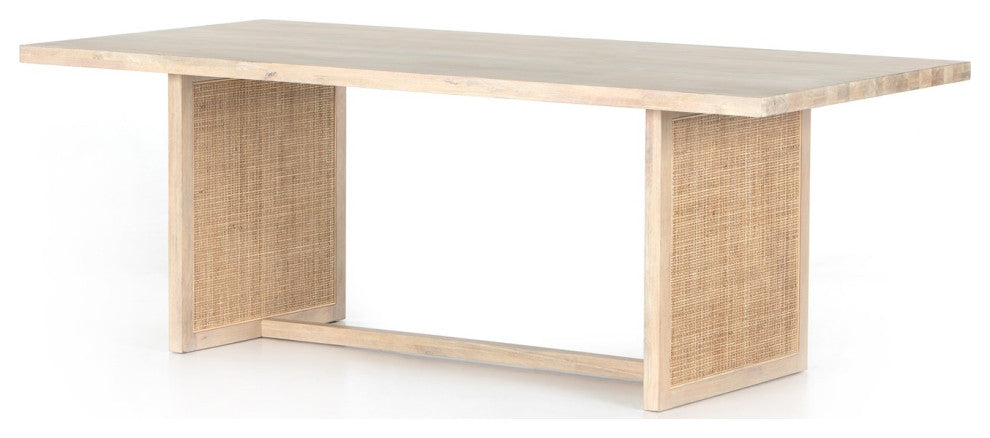 Clarita Dining Table-White Wash Mango