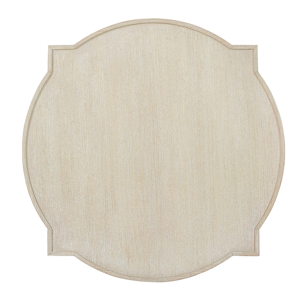 Bernhardt East Hampton End Table, Cerused Linen