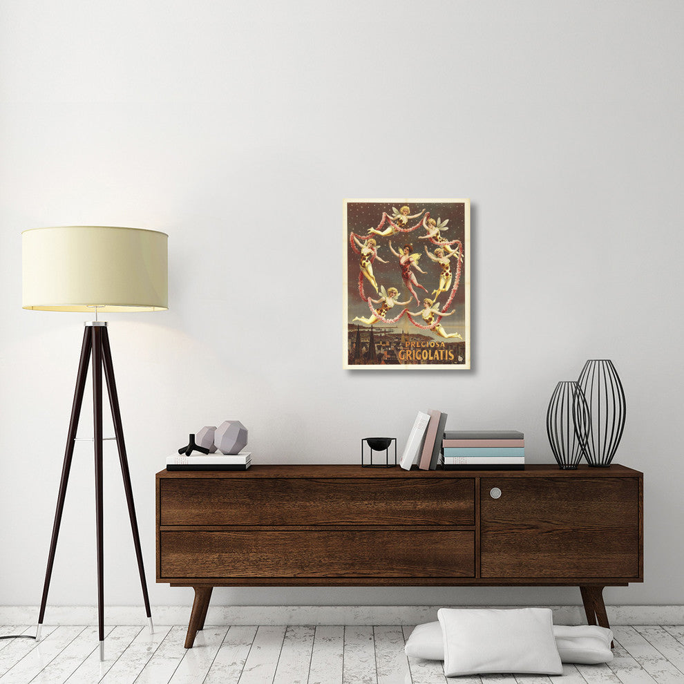 "Vintage Circus 10" Stretched Canvas Giclee by Hollywood Photo Archive, 23"x30"