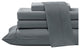 Kathy Ireland 4 Piece Chevron Embossed Sheet Set, Gray, King