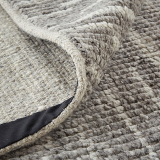 Weave & Wander Rheed Wool Rug, Silver Gray/Ivory, 2ft x 3ft Rug