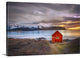 "Red Shack, Rambergstranda Beach" Wrapped Canvas Art Print, 24"x16"x1.5"
