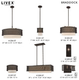Livex Lighting Bronze 1-Light Mini Pendant