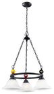 ELK LIGHTING 66203-3 Designer Classics 3-Light Chandelier In Matte Black