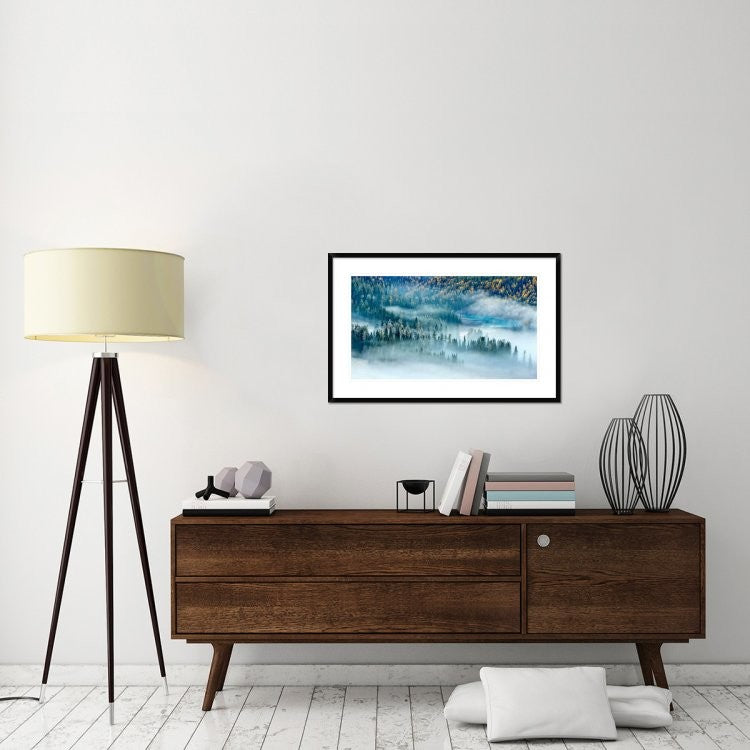 "Magic Bay" Framed Digital Print by Hua Zhu, 38x24"