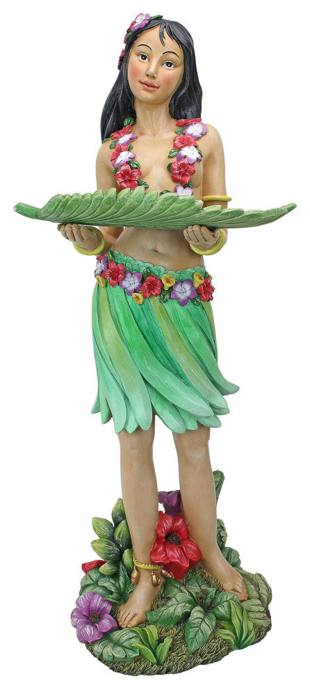 Hawaiian Hula Wahine Butler Table