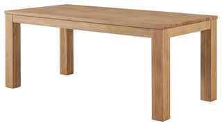 Bedford KD 75" Rect. Dining Table Square Legs, Brushed Smoke