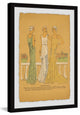 "Evening Gowns" Framed Painting Print, 12"x18"