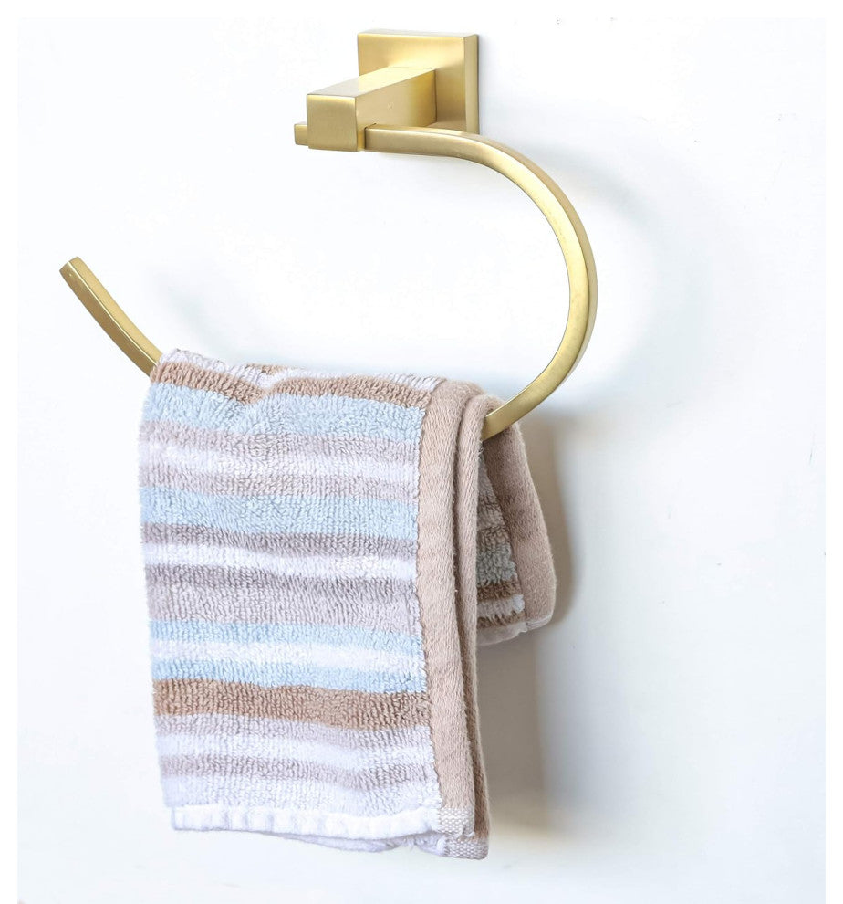 Vienna Series Gold Bathroom 4 Piece Accessory Set (18)