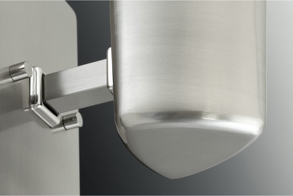 Zura Collection 1-Light Bath and Vanity, Brushed Nickel