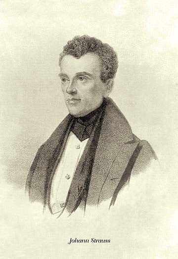 Elder Johann Strauss - Fine Art Giclee Print 24" x 36"