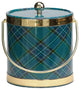 Green Plaid 3 Quart Ice Bucket