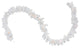 9' x 12" Pre-Lit Snow White Artificial Christmas Garland Clear Lights
