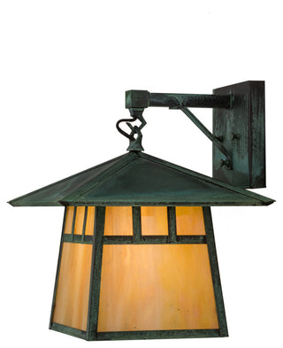 12W Stillwater Double Bar Mission Hanging Wall Sconce