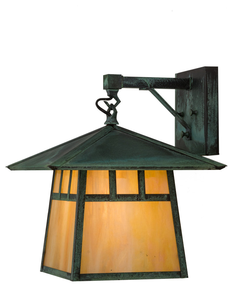 12W Stillwater Double Bar Mission Hanging Wall Sconce