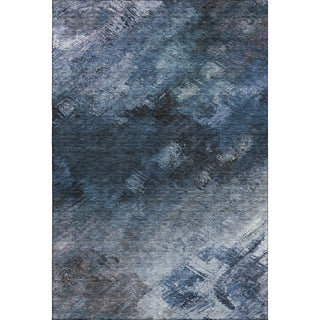 Premium Machine Washable Mayfield AMF590 Blue 9' x 12' Rug