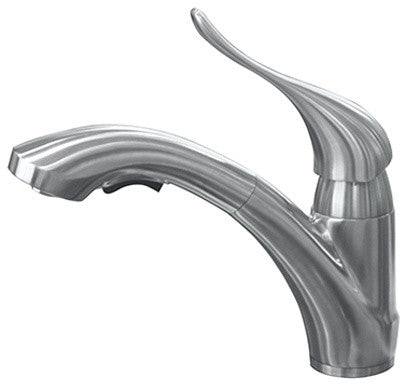 OUSIA Home Solid Stainless Steel Pull-Out Spray Wand Kitchen Faucet