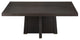 Perry Square Dining Table, Ebony Oak, 72"x72"
