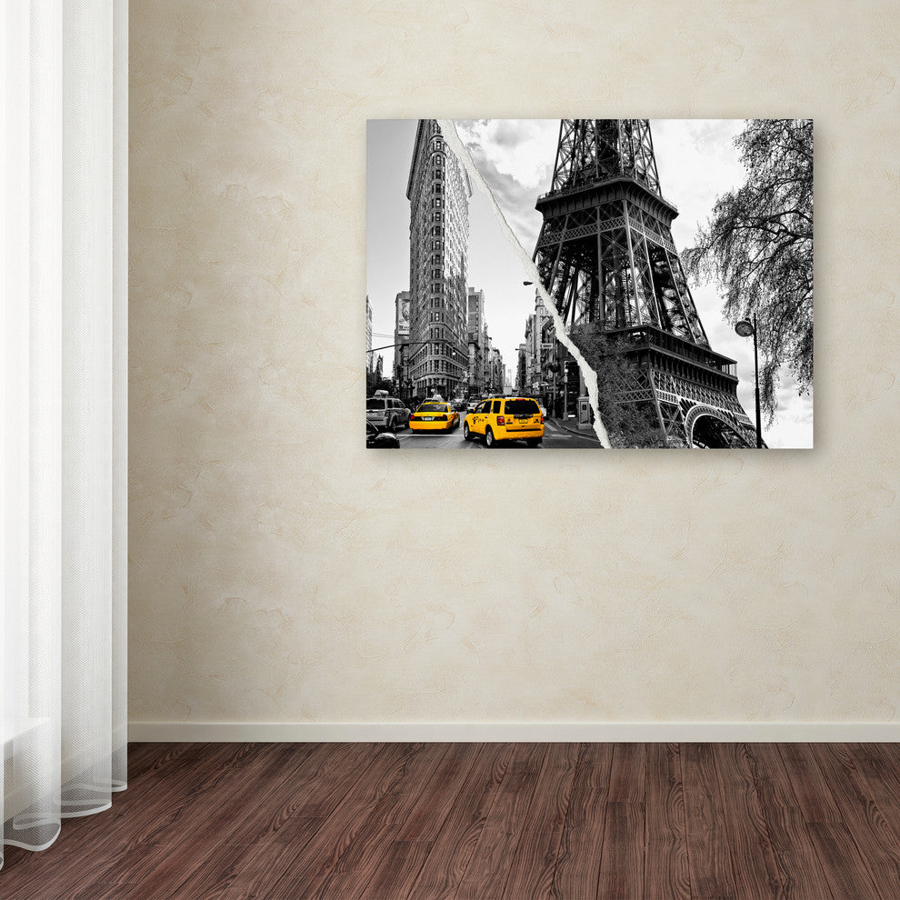 'Paris New York' Canvas Art by Philippe Hugonnard