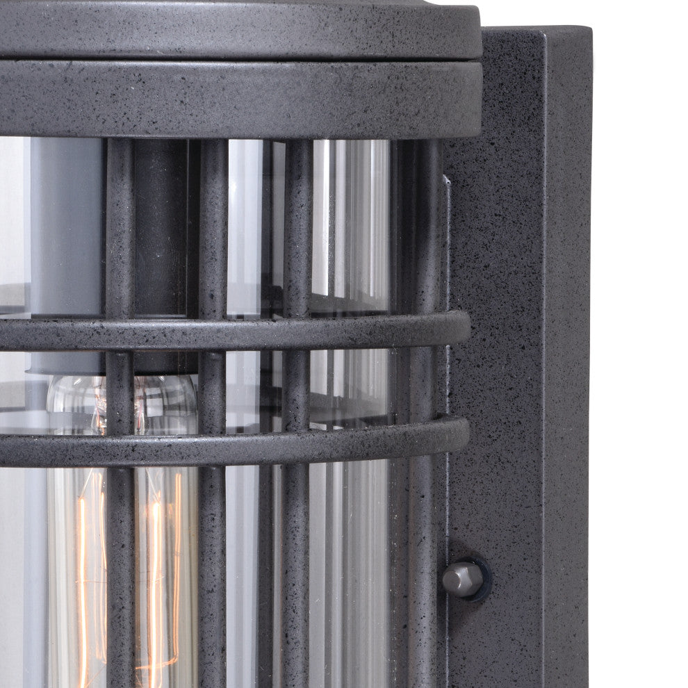 Wrightwood 6" Outdoor Wall Light Vintage Black