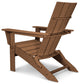 Polywood Quattro Folding Adirondack, Teak