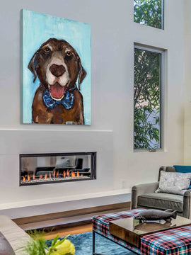 "Gus" Canvas Print by Tori Campisi, 30x45 cm