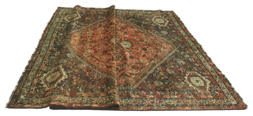 Semi-Antique Kempe Rust Rug