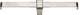 Atlas Homewares Buckle Up Double Toilet Paper Bar, Brushed Nickel