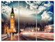"Big Ben from Westminster Bridge" Photo Wall Art, 3 Panels, 36"x28"