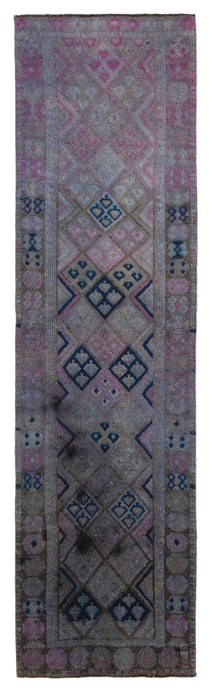 Rug N Carpet - Handmade Oriental 2' 7" x 9' 4" One-of-a-Kind Runner Rug